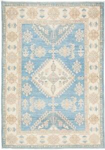 Tappeto Kazak Stilizzato Azzurro Avorio 101x145 Cm