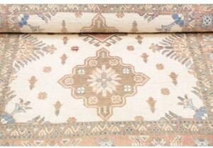 Tappeto Kazak Stilizzato Avorio Tortora 102x145 Cm