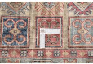 Tappeto Kazak Geometrico Avorio Blu 105x151 Cm