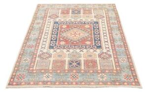 Tappeto Kazak Geometrico Avorio Blu 105x151 Cm