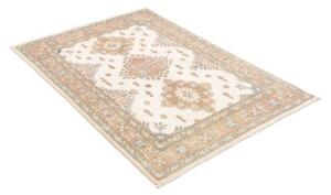 Tappeto Kazak Stilizzato Avorio Tortora 102x145 Cm