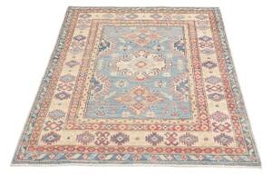 Tappeto Kazak Stilizzato Azzurro Beige 101x149 Cm