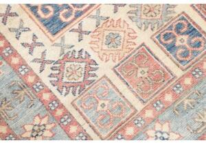 Tappeto Kazak Geometrico Avorio Blu 105x151 Cm