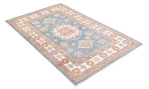 Tappeto Kazak Stilizzato Azzurro Beige 99x152 Cm