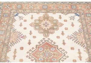 Tappeto Kazak Stilizzato Avorio Tortora 102x145 Cm