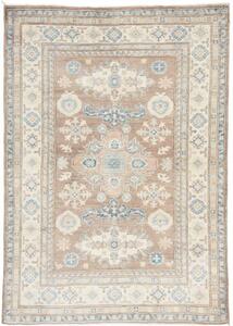 Tappeto Kazak Stilizzato Marrone Tortora Beige 119x169 Cm