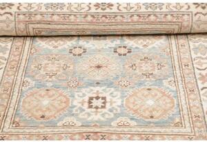 Tappeto Kazak Geometrico Azzurro Beige 101x149 Cm