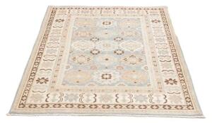 Tappeto Kazak Stilizzato Azzurro Beige 105x143 Cm