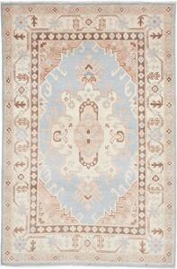 Tappeto Kazak Stilizzato Azzurro Beige 103x157 Cm