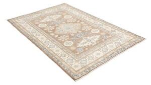 Tappeto Kazak Stilizzato Marrone Tortora Beige 119x169 Cm