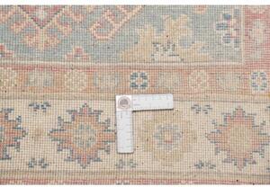 Tappeto Kazak Stilizzato Azzurro Chiaro Avorio 102x148 Cm