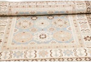 Tappeto Kazak Stilizzato Azzurro Beige 105x143 Cm