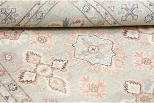 Tappeto Kazak Stilizzato Azzurro Rosa Antico 121x170 Cm