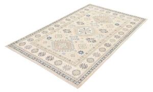 Tappeto Kazak Stilizzato Avorio Blu 117x178 Cm