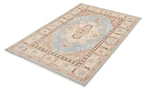 Tappeto Kazak Stilizzato Azzurro Beige 103x157 Cm