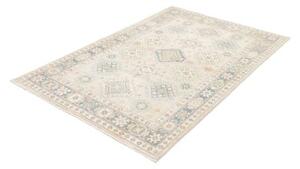 Tappeto Kazak Geometrico Avorio Azzurro 121x178 Cm