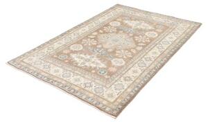 Tappeto Kazak Stilizzato Marrone Tortora Beige 119x169 Cm
