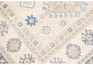 Tappeto Kazak Stilizzato Avorio Blu 117x178 Cm
