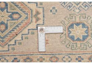 Tappeto Kazak Geometrico Avorio Azzurro 121x178 Cm