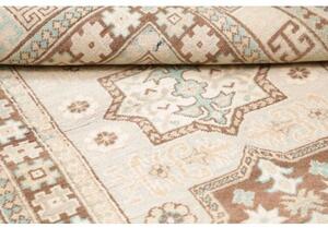 Tappeto Kazak Geometrico Avorio Marrone 123x182 Cm