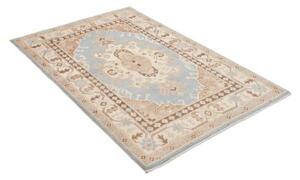 Tappeto Kazak Stilizzato Azzurro Beige 103x157 Cm