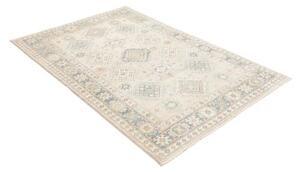 Tappeto Kazak Geometrico Avorio Azzurro 121x178 Cm