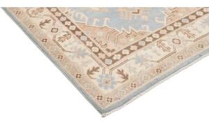 Tappeto Kazak Stilizzato Azzurro Beige 103x157 Cm