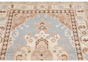 Tappeto Kazak Stilizzato Azzurro Beige 103x157 Cm
