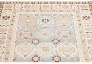 Tappeto Kazak Stilizzato Azzurro Beige 105x143 Cm