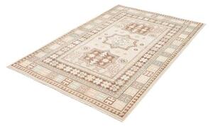 Tappeto Kazak Geometrico Avorio Marrone 123x182 Cm