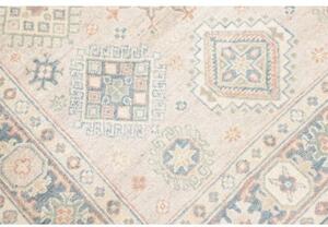 Tappeto Kazak Geometrico Avorio Azzurro 121x178 Cm