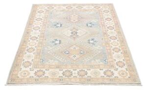 Tappeto Kazak Stilizzato Azzurro Chiaro Avorio 102x148 Cm