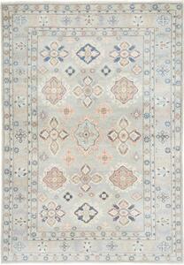 Tappeto Kazak Stilizzato Azzurro Rosa Antico 121x170 Cm