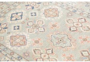 Tappeto Kazak Stilizzato Azzurro Rosa Antico 121x170 Cm