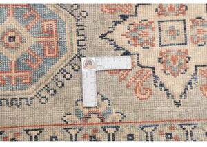 Tappeto Kazak Geometrico Beige Blu 122x180 Cm