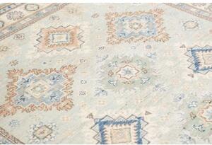 Tappeto Kazak Stilizzato Celeste Beige 153x203 Cm