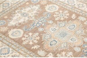 Tappeto Kazak Stilizzato Marrone Tortora Beige 119x169 Cm