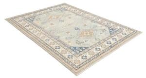 Tappeto Kazak Geometrico Verde Chiaro Azzurro 152x197 Cm