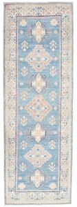 Tappeto Kazak Stilizzato Azzurro Beige Corsia 62x182 Cm