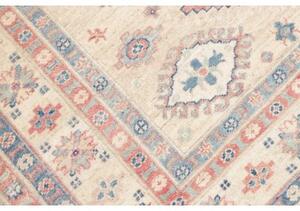 Tappeto Kazak Stilizzato Avorio Rosso Corallo 149x197 Cm