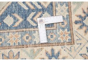 Tappeto Kazak Geometrico Verde Chiaro Azzurro 152x197 Cm