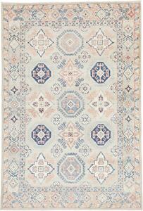 Tappeto Kazak Geometrico Beige Blu 122x180 Cm