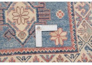 Tappeto Kazak Stilizzato Azzurro Beige Corsia 62x182 Cm