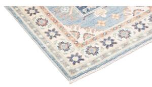 Tappeto Kazak Stilizzato Azzurro Beige Corsia 62x188 Cm