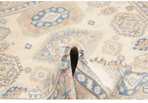 Tappeto Kazak Stilizzato Avorio Blu Avio 150x198 Cm