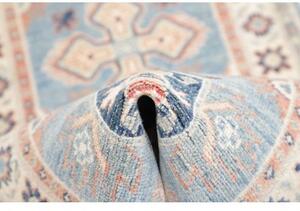 Tappeto Kazak Stilizzato Azzurro Beige Corsia 62x188 Cm