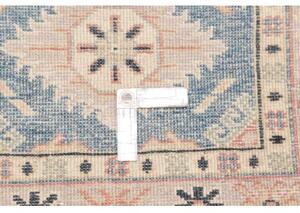 Tappeto Kazak Stilizzato Azzurro Beige Corsia 65x362 Cm