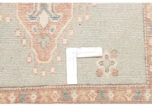 Tappeto Kazak Stilizzato Azzurro Beige Corsia 83x297 Cm