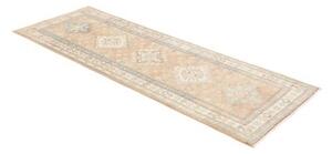 Tappeto Kazak Geometrico Rosa Cipria Azzurro Corsia 75x208 Cm