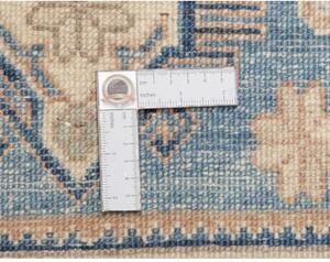 Tappeto Kazak Stilizzato Azzurro Beige Corsia 60x181 Cm